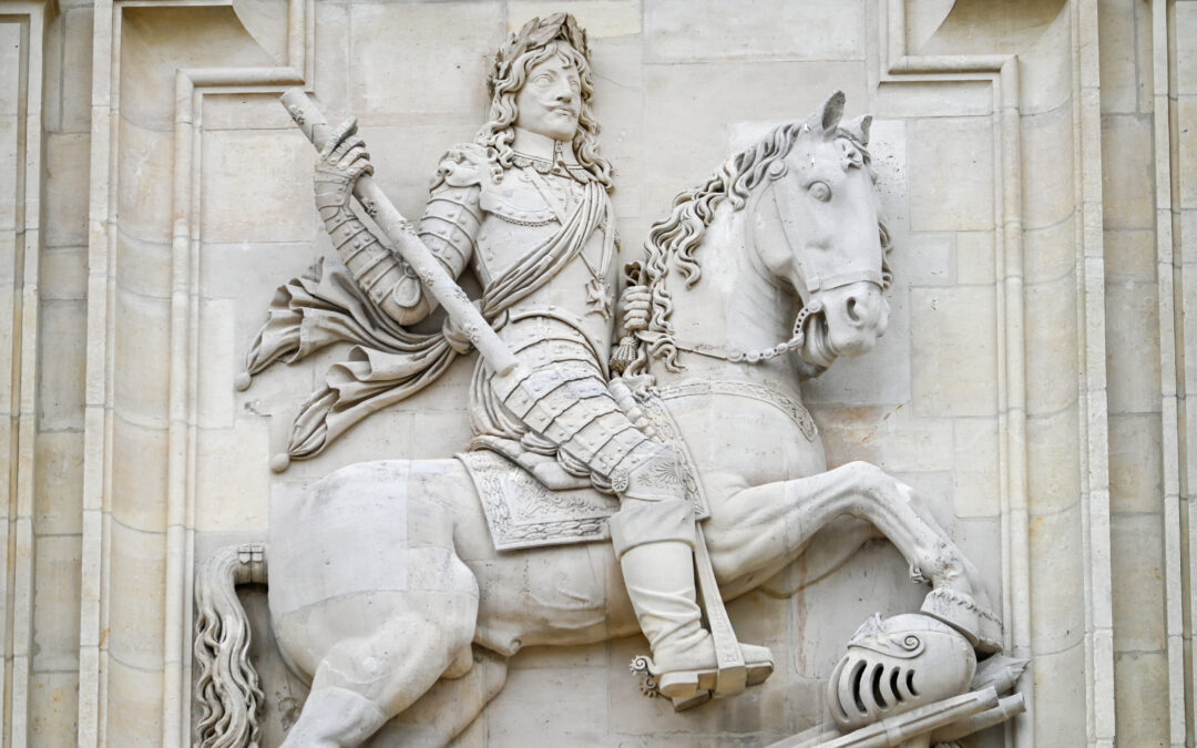 La statue équestre de l’Hôtel de Ville de Reims