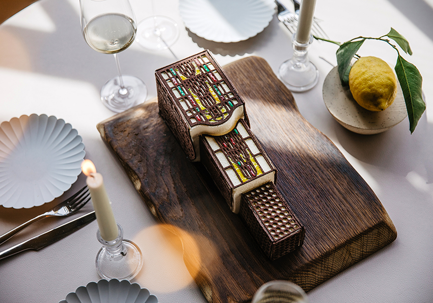 Clarté 1925, la bûche Art Déco