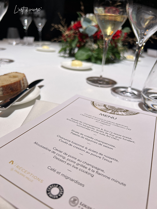 Diner des mécènes de l'opera de reims