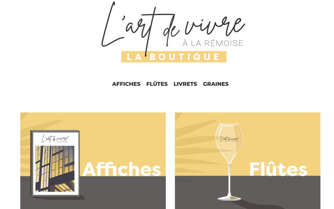 Boutique Art de Vivre à la rémoise.